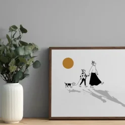 My Lovely Thing Affiche Ombre Maman Fille - Best