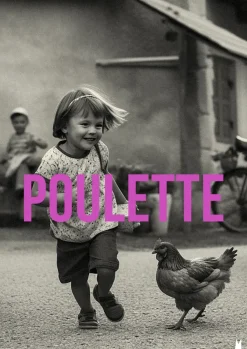 Carte Kencre Affiche Poulette - New