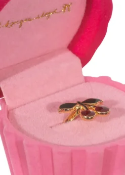 Konges Slojd Bague Cerise  Boîte Cupcake - Hot