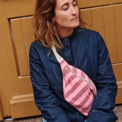 Rose In April Banane Rayures Bordeaux Flamingo - Hot