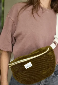 Gabrielle Paris Banane Velours Olive - Online