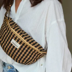 Gabrielle Paris Banane Vichy Café - Sale