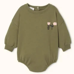 Apaches Collections Barboteuse Carma Tulipe Placée Kaki - Sale