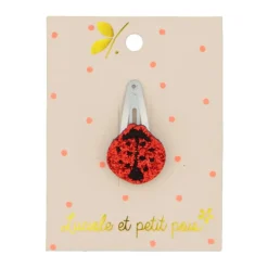 Luciole et Petit Pois Barrette Mini Coccinelle - New
