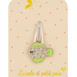 Luciole et Petit Pois Barrette Poisson - Outlet
