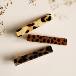 Gentil Coquelicot Paris Barrettes Léopard Femme - New