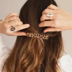Gentil Coquelicot Paris Barrettes Léopard Femme - New