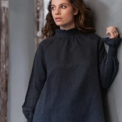 Marlot Paris Blouse Chérie Léopard Indigo - Discount