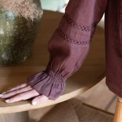 Marlot Paris Blouse Daisy Prune - Clearance