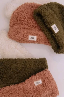Studio Bohème Bonnet Mouton Vieux Rose - Outlet
