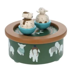 Petit Toi Boîte à Musique Agneaux - Sale