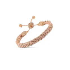 Maaÿaz Bracelet Tressé Gold Pêche - Sale