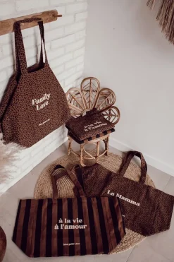 Mon Petit Léon Cabas Léopard "Family Love" - Fashion