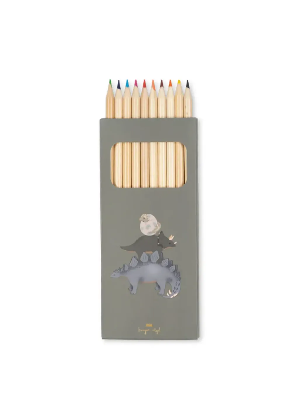 Konges Slojd Cahier de Coloriage et Crayons Dinos - Outlet