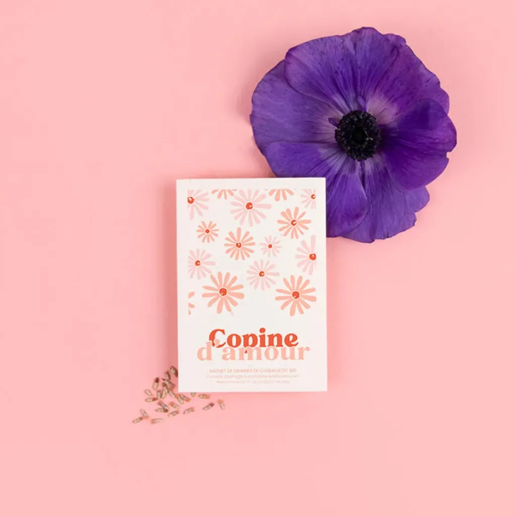 La Fabrique à Sachets Carte à Planter Copine d'Amour - Hot