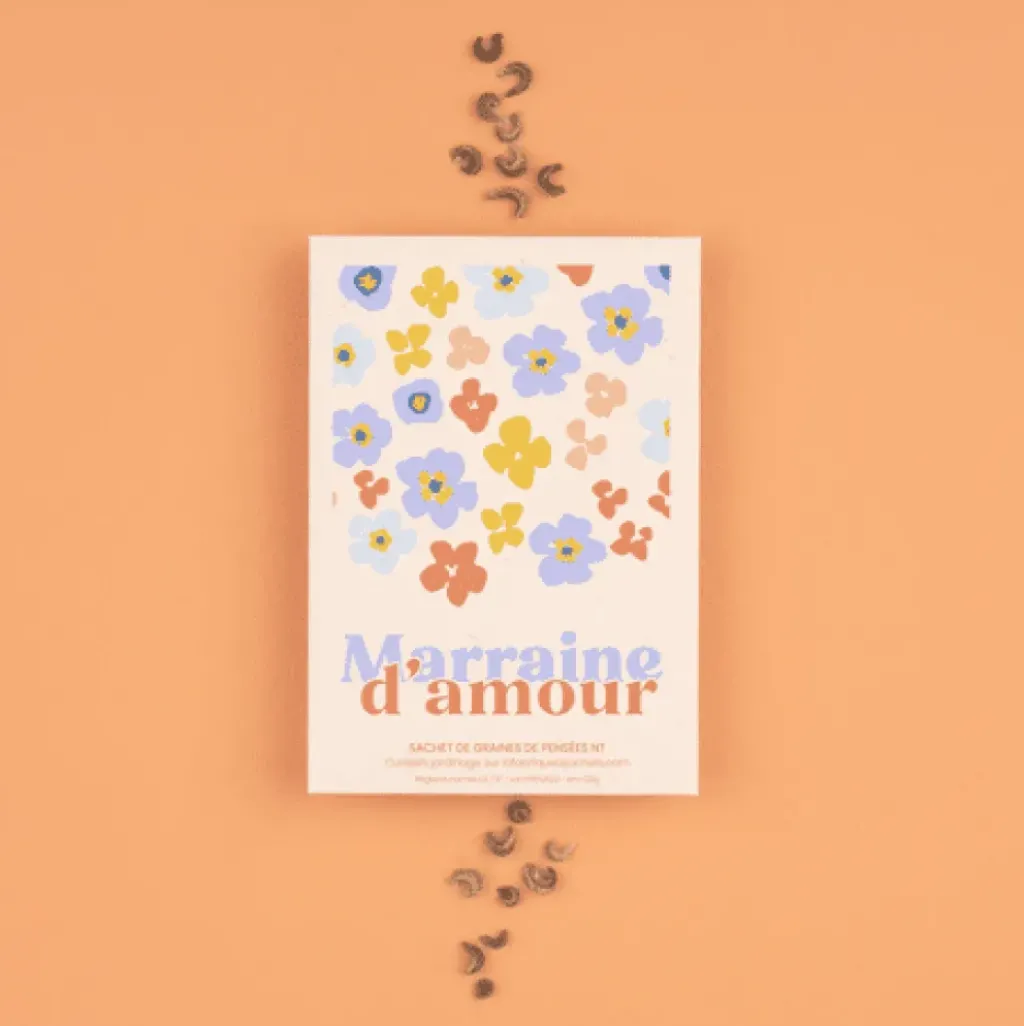 La Fabrique à Sachets Carte à Planter Marraine d'Amour - New