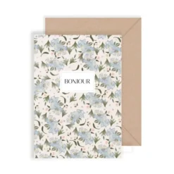 My Lovely Thing Carte Bonjour Fleurs - Outlet