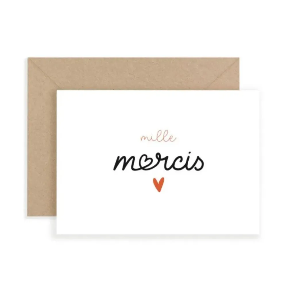 My Lovely Thing Carte Mille Mercis - Hot