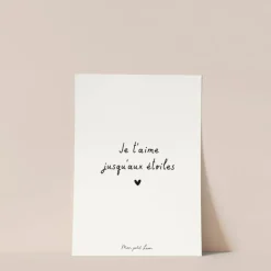 Mon Petit Léon Carte "Jusqu'aux Étoiles" - Hot