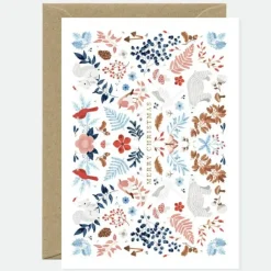 All The Way To Say Carte "Merry Christmas" White Winter - All the Ways to Say Best