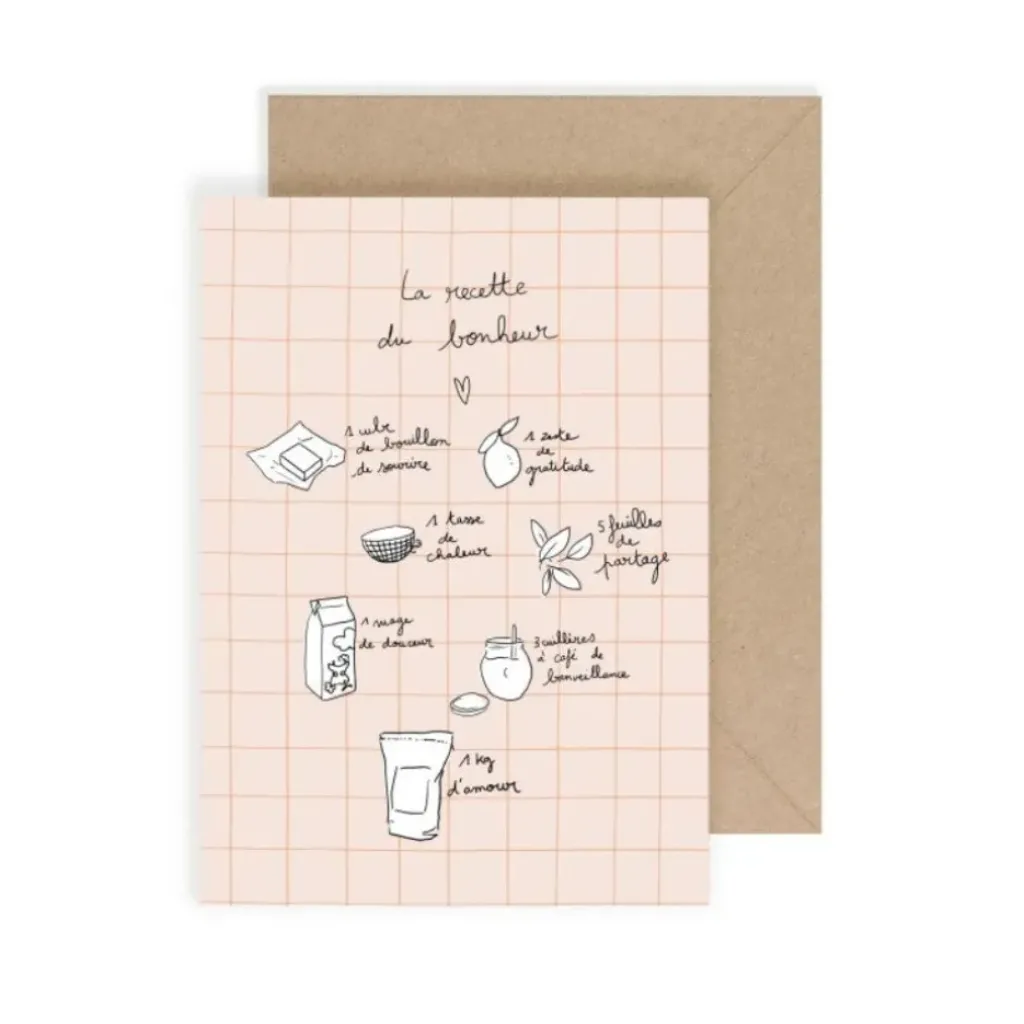 My Lovely Thing Carte Recette Bonheur - Hot