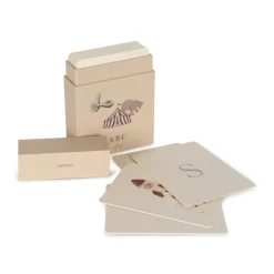 Konges Slojd Cartes d'Apprentissage Alphabet - Hot