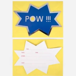 My Little Day Cartes Invitations Super-Héros - Best