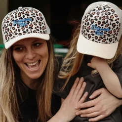 Hello Hossy Casquette Mums Léopard Bleu - Discount