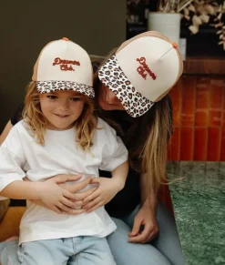 Hello Hossy Casquette Mums Léopard Dreamers Marron - Discount