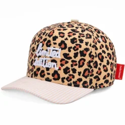 Hello Hossy Casquette Mums Léopard Rayé Écru - Fashion