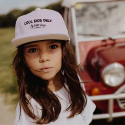 Hello Hossy Casquette Velours Mini Plum - Clearance