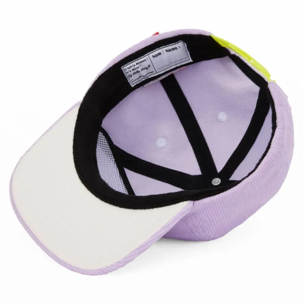 Hello Hossy Casquette Velours Mini Plum - Clearance