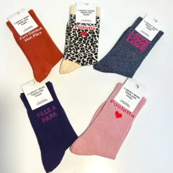 Cabinet Mode Thérapie Paris Chaussette Kids "Poulette" Rose - Cabinet Mode Thérapie Outlet