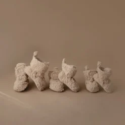 Mushie chaussons Bébé Sherpa Beige - Online