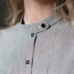 Marlot Paris Chemise Argentine Vichy Noir - Sale