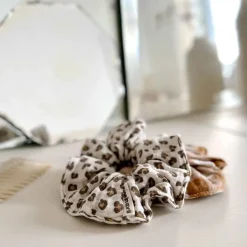 Rose In April Chouchou Léopard Café - Hot