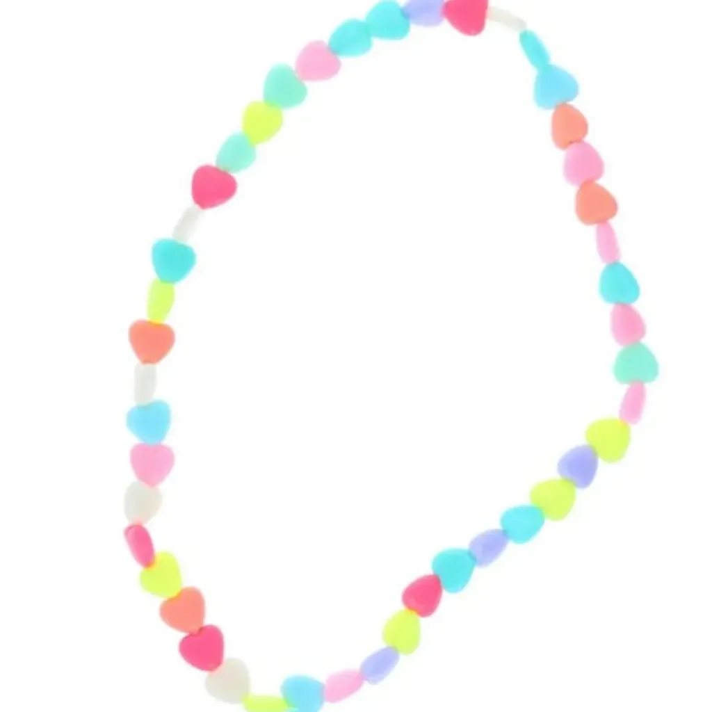 Petit Toi Collier Coeurs Multicolore - Online
