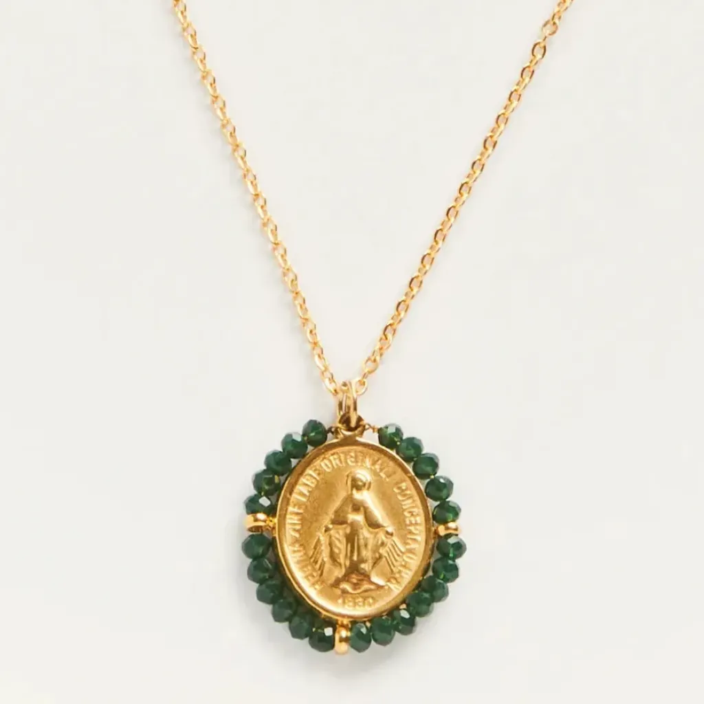 Palas Collier Santa Maria Forest Green - Online
