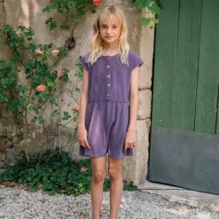 Studio Bohème Combishort Loulou Terry Grape Jam - New