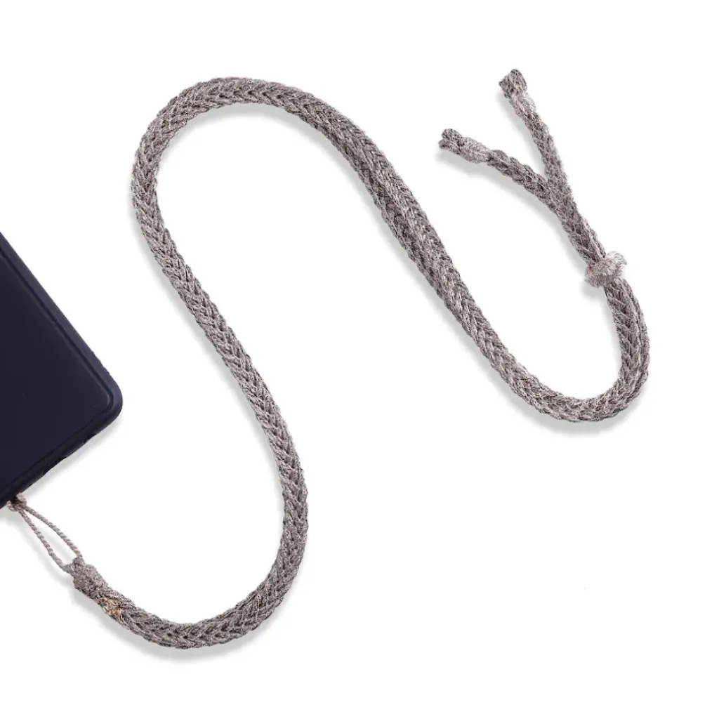 Maaÿaz Cordon de Téléphone Maxi Tresse Greige - Sale