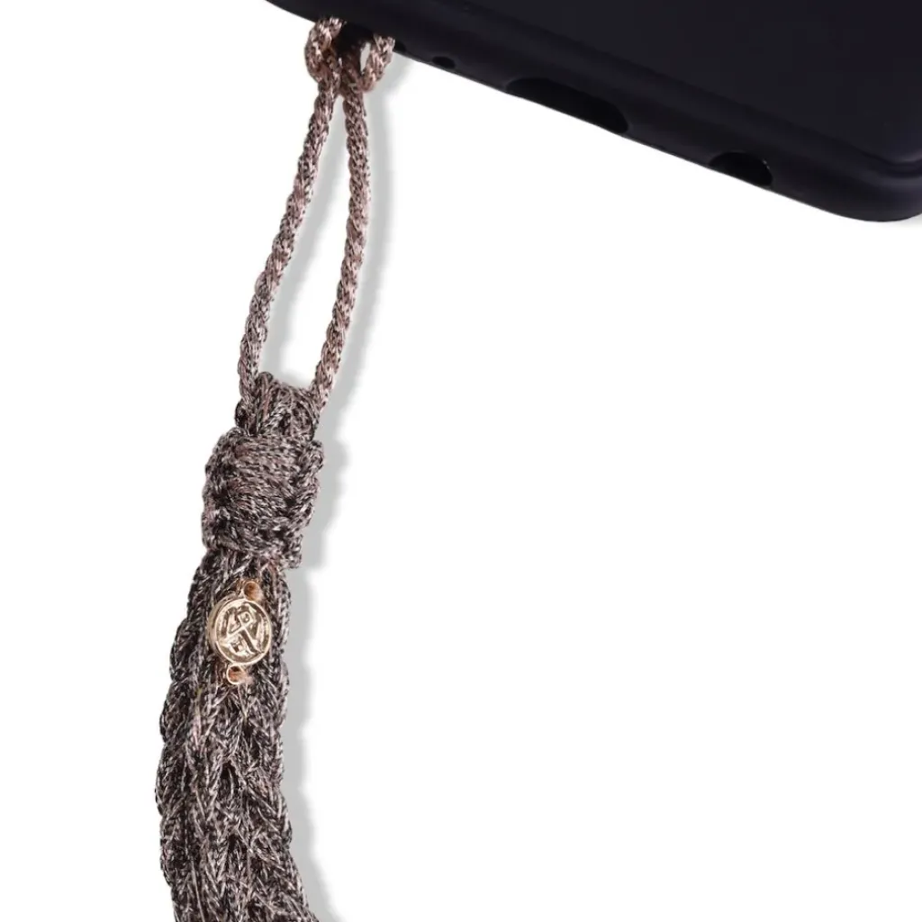 Maaÿaz Cordon de Téléphone Maxi Tresse Greige - Sale