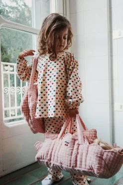 Konges Slojd Couffin pour Poupée Vichy Rose - New