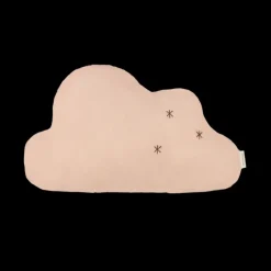 nobodinoz Coussin Nuage Brodé Powder Pink - Outlet
