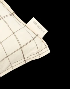 nobodinoz Coussin Rectangulaire Natural Grid - Sale