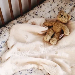 Gentil Coquelicot Couverture Hirondelles Macramé - Paris Best