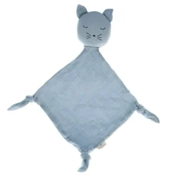 Petit Toi Doudou Chat Bleu Gris Perle - Frisette Clearance
