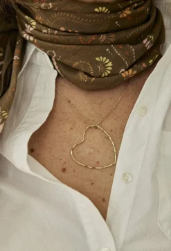 Gabrielle Paris Foulard Cachemire Olive - Outlet