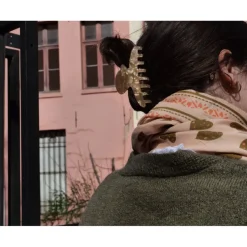 Bonheur du Jour Foulard Cœur Sauvage Rose - Discount