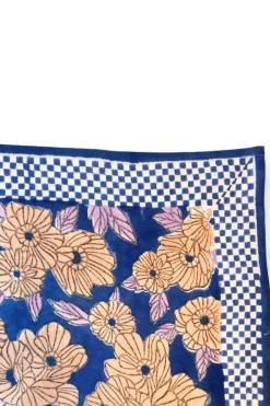 Apaches Collections Foulard Latika Bloom Bleu Klein - Online