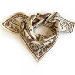 Apaches Collections Foulard Manika Bengale Latte - Clearance